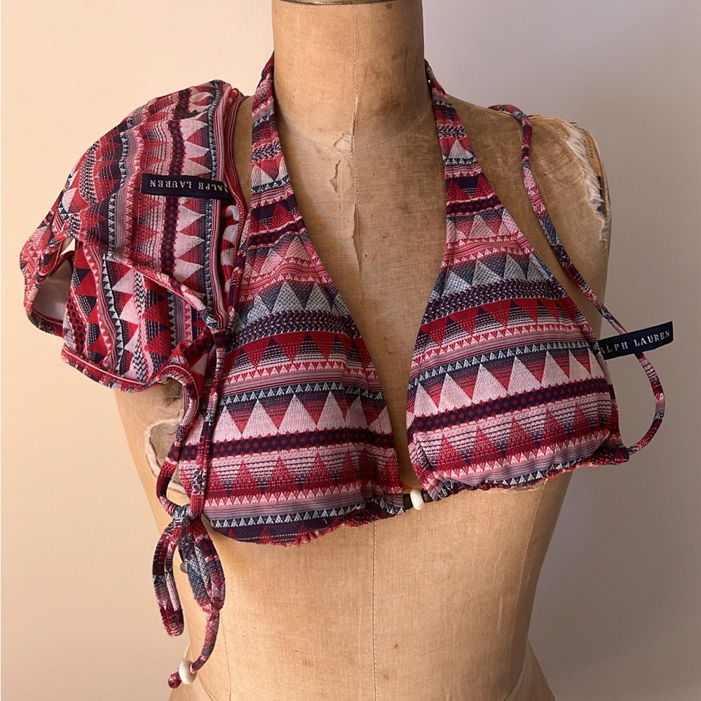 Vintage Ralph Lauren Blue Label Aztec Southwest Navajo Chimayo Bikini
